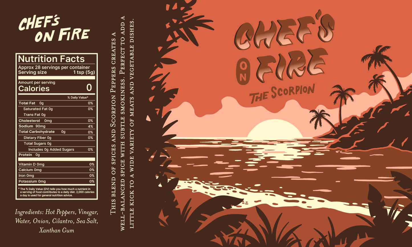 The Scorpion: Chef's On Fire Hot Sauce