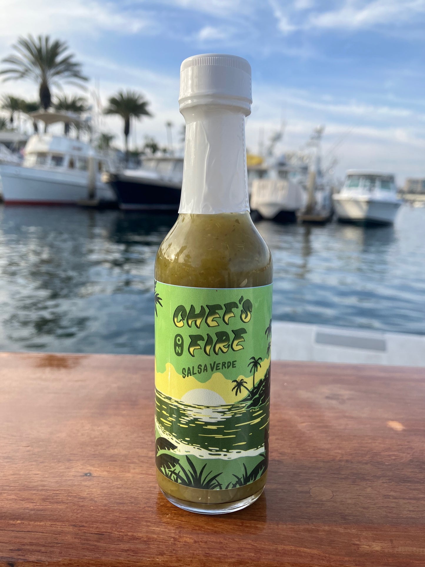 Salsa Verde: Chef's On Fire Hot Sauce